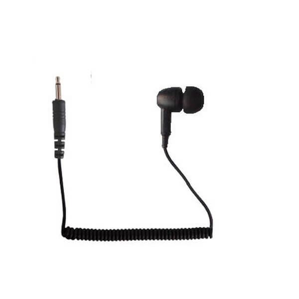 3.5mm Black Earbud Listen Only Earpiece WPEB