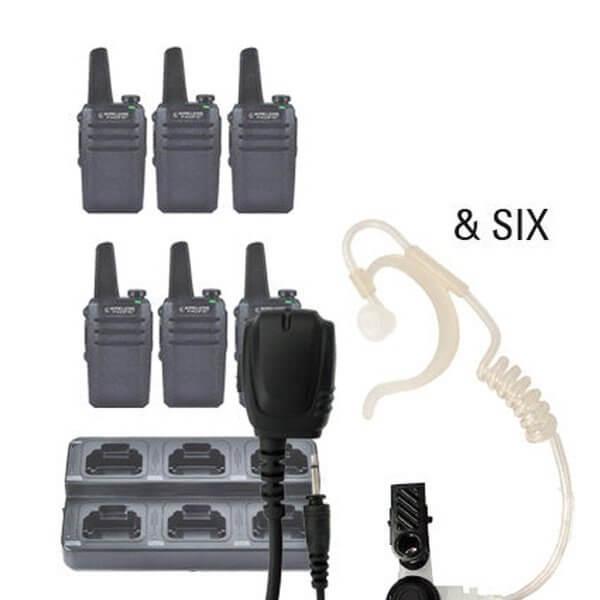 Go Pro DMR Digital / Analog Two Way Radio Bundle Package - Wireless Pacific - GPR - 6 - TEH - 8