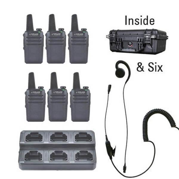 Go Pro DMR Digital / Analog Two Way Radio Bundle Package - Wireless Pacific - GPR - 6 - SSM - 8