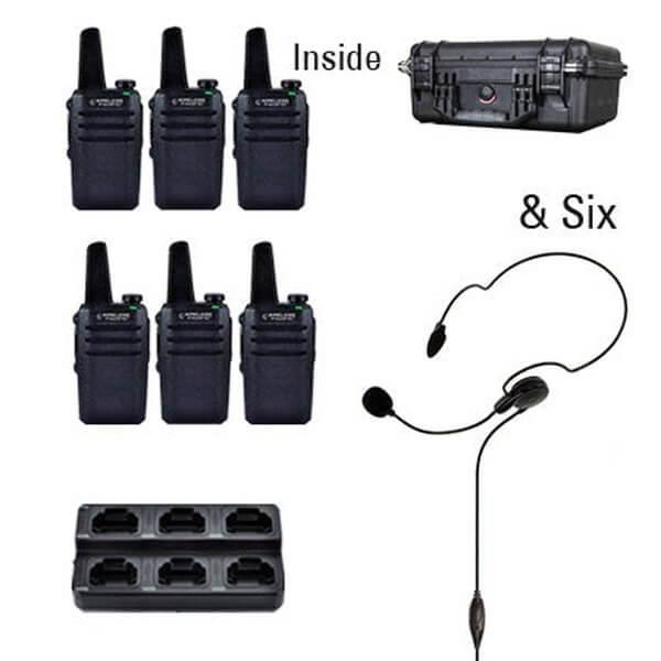 Go Pro DMR Digital / Analog Two Way Radio Bundle Package - Wireless Pacific - GPR - 6 - MAD - 8