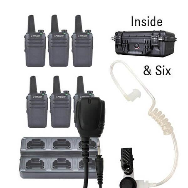 Go Pro DMR Digital / Analog Two Way Radio Bundle Package - Wireless Pacific - GPR - 6 - TEP - 8