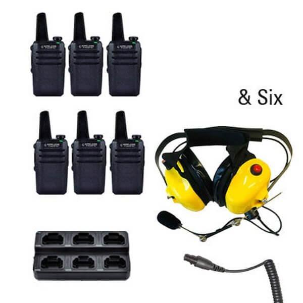 Go Pro DMR Digital / Analog Two Way Radio Bundle Package - Wireless Pacific - GPR - 6 - SHD - 8