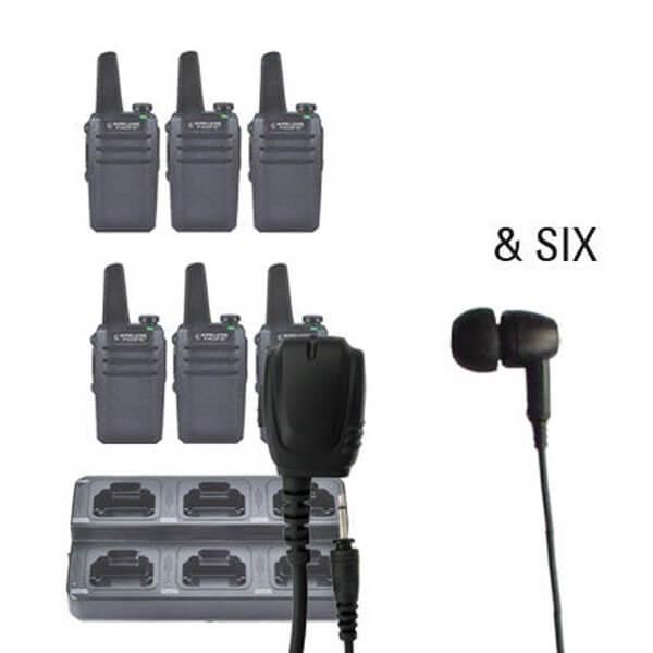 Go Pro DMR Digital / Analog Two Way Radio Bundle Package - Wireless Pacific - GPR - 6 - EB - 8