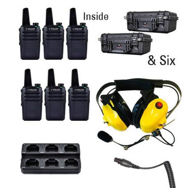 Go Pro DMR Digital / Analog Two Way Radio Bundle Package - Wireless Pacific - GPR - 6 - SHD - 8