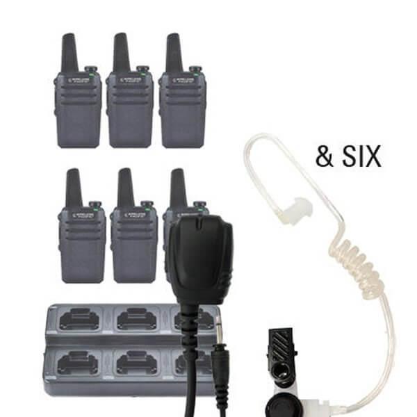 Go Pro™ DMR Digital Radio "Six Pack"-Wireless Pacific-GPR-6-TEP-8