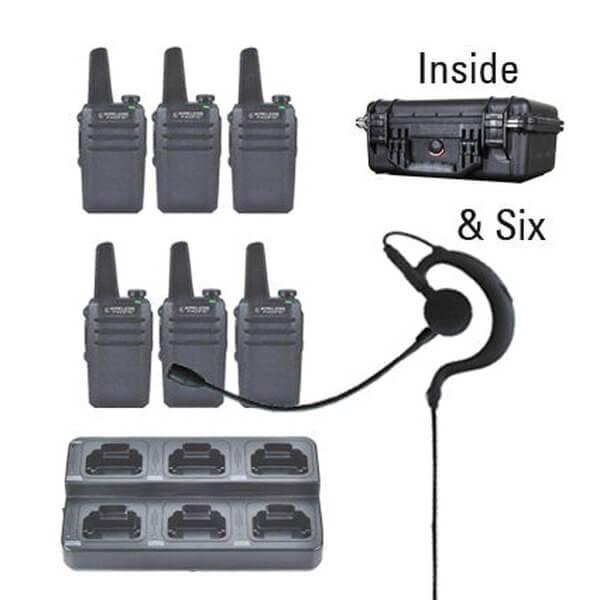 Go Pro™ DMR Digital Radio "Six Pack"-Wireless Pacific-GPR-6-ULH-S-8