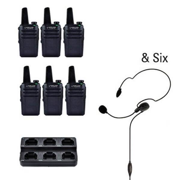 Go Pro™ DMR Digital Radio "Six Pack"-Wireless Pacific-GPR-6-MAD-8