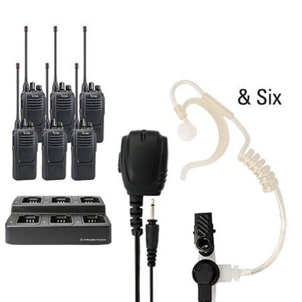 Icom IC - F2100D / IC - F1100D | IDAS Digital Two Way Radio Bundle Package - Icom - ICF21 - 11D - 6 - TEH - N