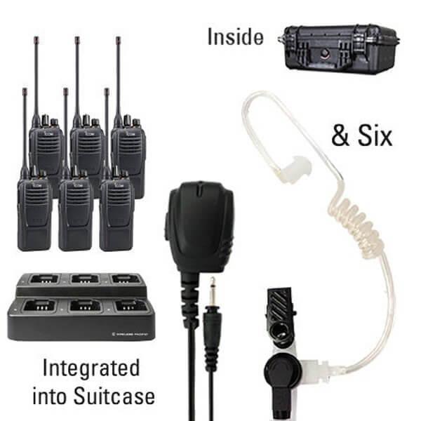 Icom IC - F2100D / IC - F1100D | IDAS Digital Two Way Radio Bundle Package - Icom - ICF21 - 11D - 6 - TEP - S