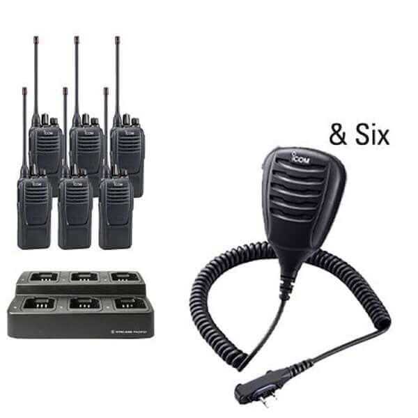 Icom IC - F2100D / IC - F1100D | IDAS Digital Two Way Radio Bundle Package - Icom - ICF21 - 11D - 6 - 168