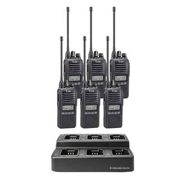 Icom IC - F2100D / IC - F1100D | IDAS Digital Two Way Radio Bundle Package - Icom - ICF21 - 11DS - 6