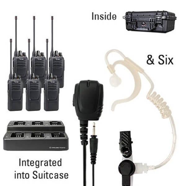 Icom IC - F2100D / IC - F1100D | IDAS Digital Two Way Radio Bundle Package - Icom - ICF21 - 11D - 6 - TEH - S