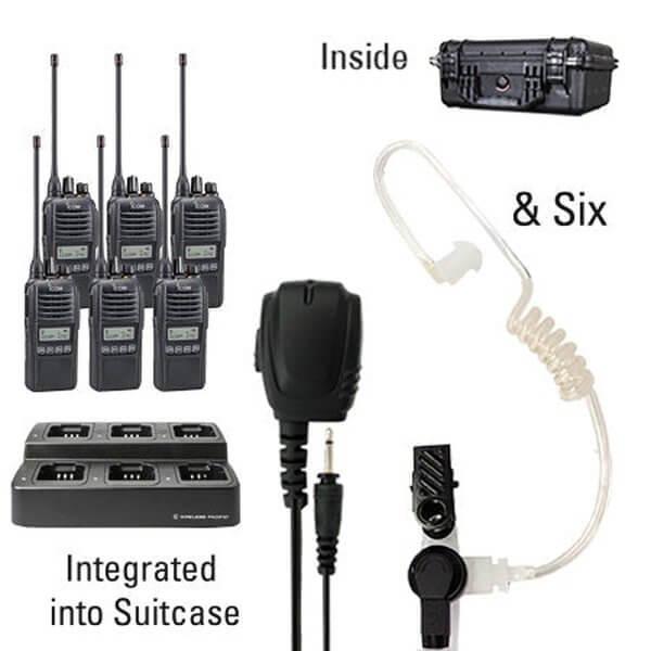 Icom IC - F2100D / IC - F1100D | IDAS Digital Two Way Radio Bundle Package - Icom - ICF21 - 11DS - 6 - TEP - S