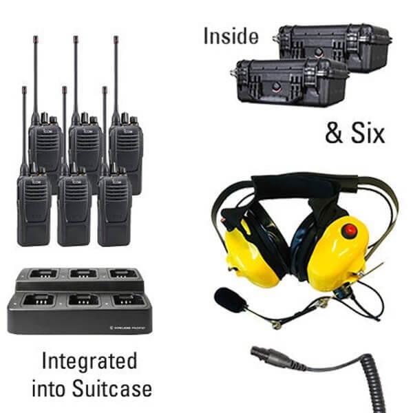 Icom IC - F2100D / IC - F1100D | IDAS Digital Two Way Radio Bundle Package - Icom - ICF21 - 11D - 6 - SHD - S