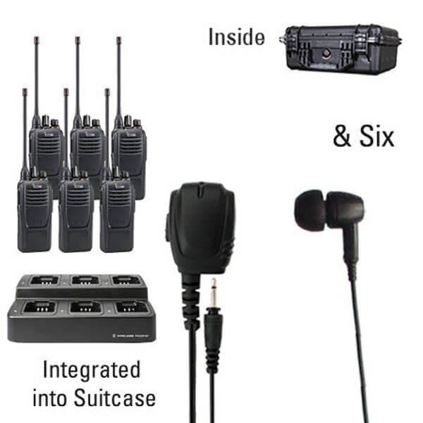 Icom IC - F2100D / IC - F1100D | IDAS Digital Two Way Radio Bundle Package - Icom - ICF21 - 11D - 6 - EB - S