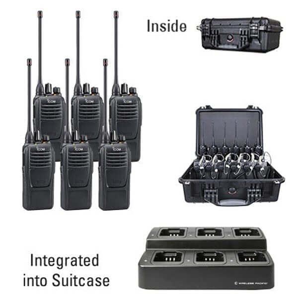 Icom IC - F2100D / IC - F1100D | IDAS Digital Two Way Radio Bundle Package - Icom - ICF21 - 11D - 6 - S