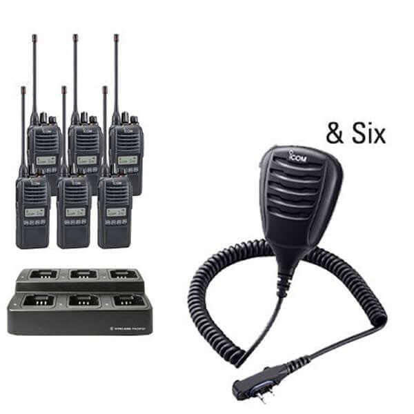 Icom IC - F2100D / IC - F1100D | IDAS Digital Two Way Radio Bundle Package - Icom - ICF21 - 11DS - 6 - 168