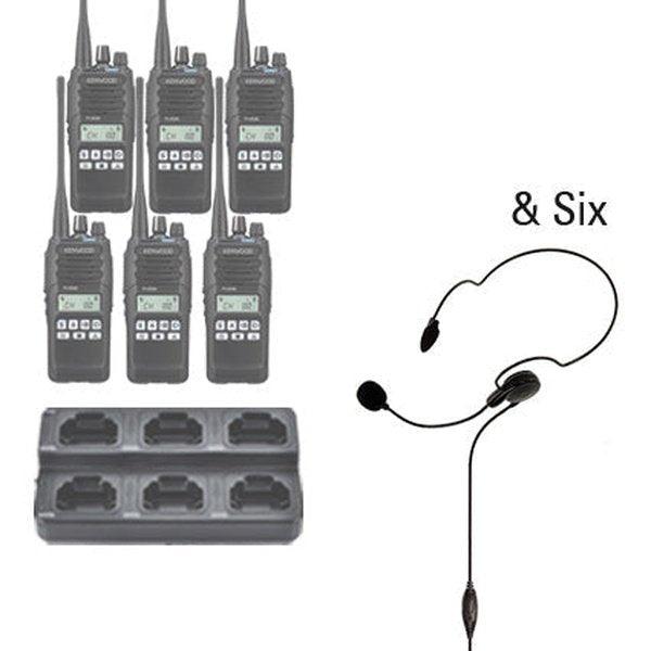 Kenwood TK - 3710 Two Way Radio Bundle Package - Kenwood - TK3710 - WP6WC