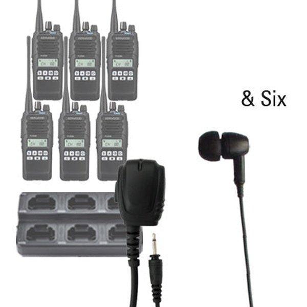 Kenwood TK - 3710 Two Way Radio Bundle Package - Kenwood - TK3710 - WP6WC