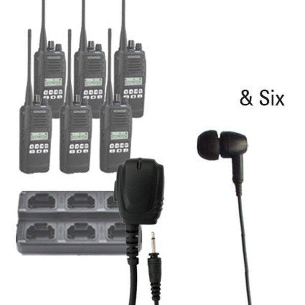 Kenwood TK - 3710 Two Way Radio Bundle Package - Kenwood - TK3710 - WP6WC