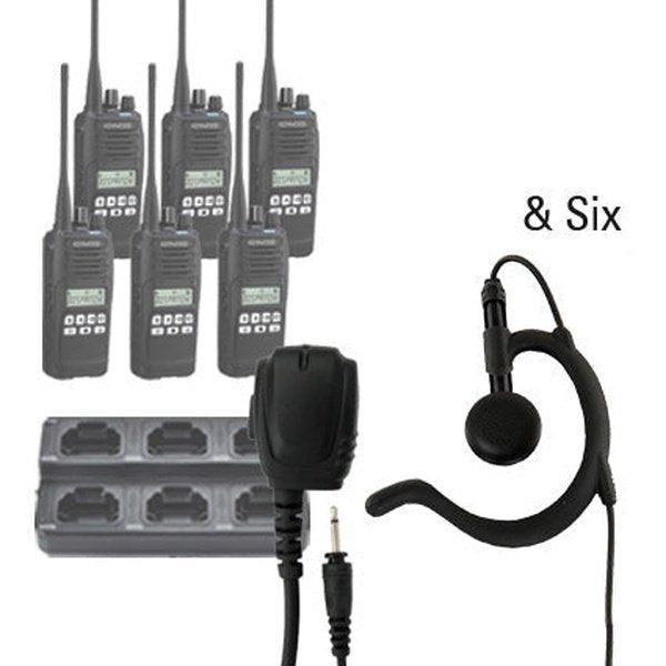 Kenwood TK - 3710 Two Way Radio Bundle Package - Kenwood - TK3710 - WP6WC