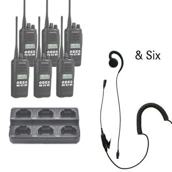 Kenwood TK - 3710 Two Way Radio Bundle Package - Kenwood - TK3710 - WP6WC