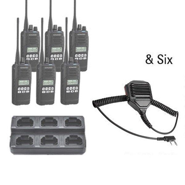 Kenwood TK - 3710 Two Way Radio Bundle Package - Kenwood - TK3710 - WP6WC