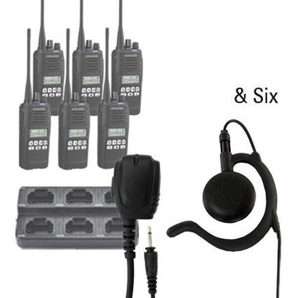 Kenwood TK - 3710 Two Way Radio Bundle Package - Kenwood - TK3710 - WP6WC