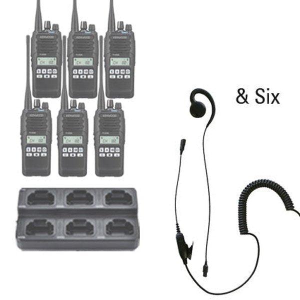 Kenwood TK - 3710 Two Way Radio Bundle Package - Kenwood - TK3710 - WP6WC