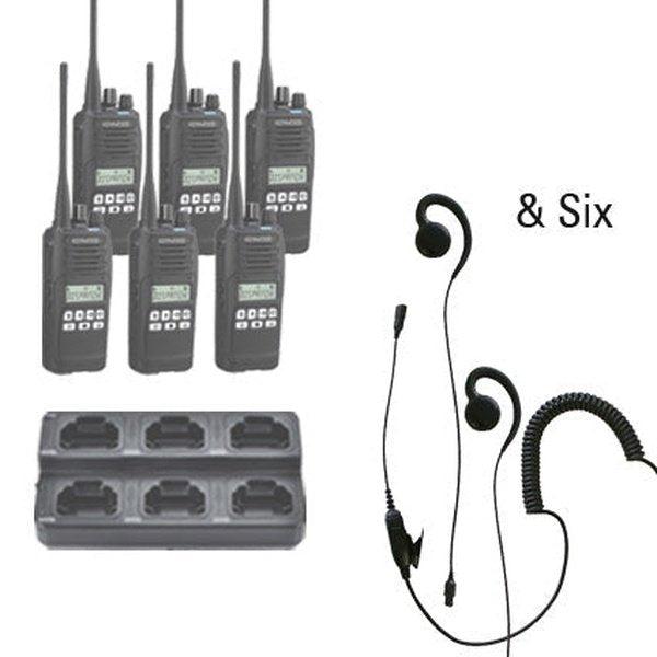 Kenwood TK - 3710 Two Way Radio Bundle Package - Kenwood - TK3710 - WP6WC