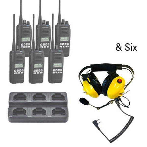 Kenwood TK - 3710 Two Way Radio Bundle Package - Kenwood - TK3710 - WP6WC