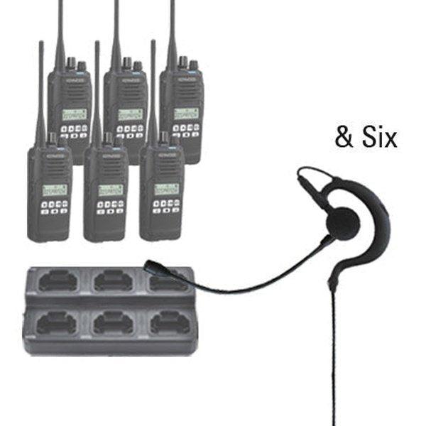 Kenwood TK - 3710 Two Way Radio Bundle Package - Kenwood - TK3710 - WP6WC