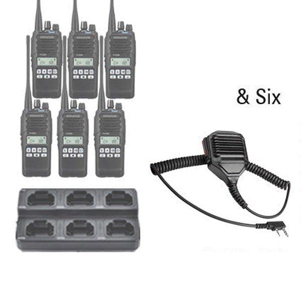 Kenwood TK - 3710 Two Way Radio Bundle Package - Kenwood - TK3710 - WP6WC