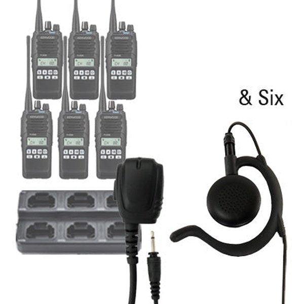 Kenwood TK - 3710 Two Way Radio Bundle Package - Kenwood - TK3710 - WP6WC