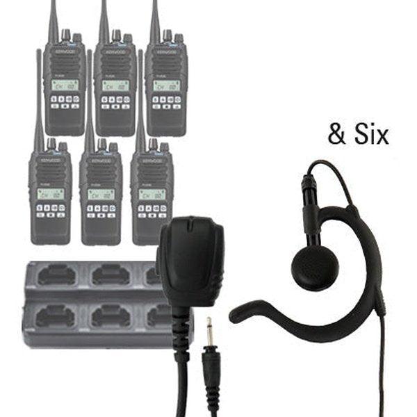 Kenwood TK - 3710 Two Way Radio Bundle Package - Kenwood - TK3710 - WP6WC