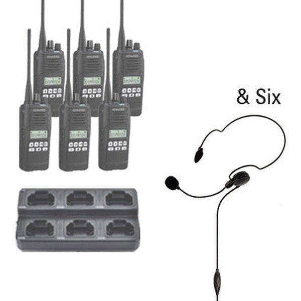 Kenwood TK - 3710 Two Way Radio Bundle Package - Kenwood - TK3710 - WP6WC