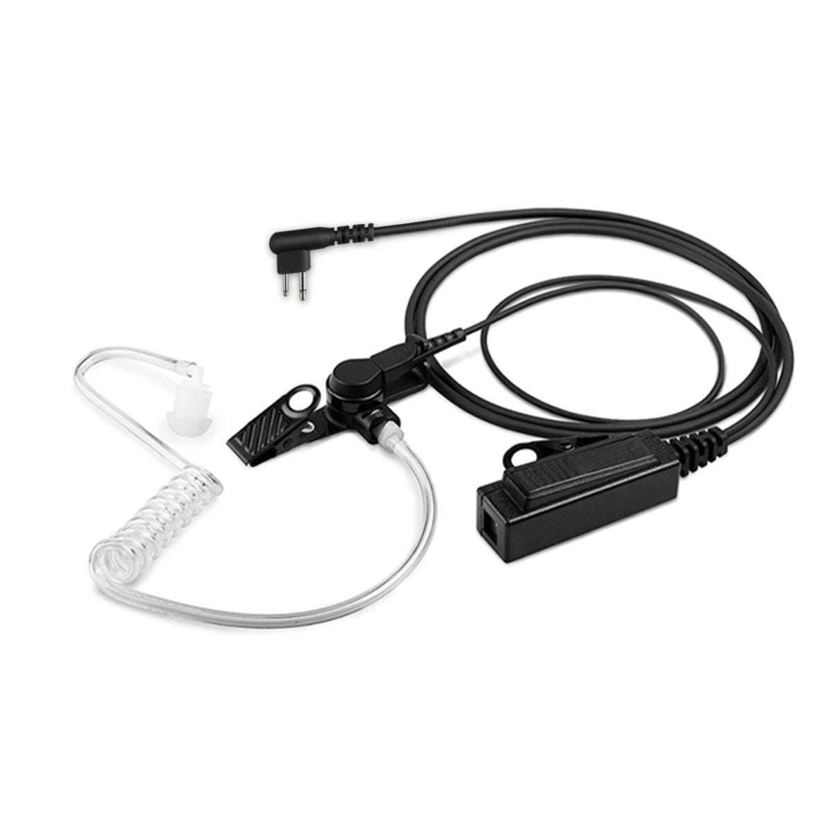 Motorola R2 (PMLN6530A) 2 - Wire Surveillance Kit with Clear Translucent Tube Alternative - Radio Warehouse - RWPMLN6530A