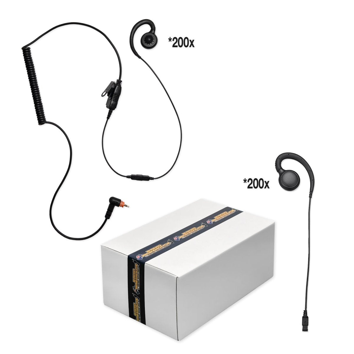 WPSSM - TLK100 Secure Swap Earpiece (Alternative to PMLN7189A) - Wireless Pacific - 200WPSSM - CURVE - 200WPSSEH