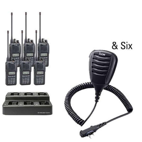 Icom IC - F2100D / IC - F1100D | IDAS Digital Two Way Radio Bundle Package - Icom - ICF21 - 11DT - 6 - 168