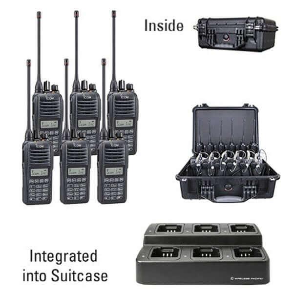 Icom IC - F2100D / IC - F1100D | IDAS Digital Two Way Radio Bundle Package - Icom - ICF21 - 11DT - 6 - S