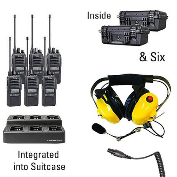 Icom IC - F2100D / IC - F1100D | IDAS Digital Two Way Radio Bundle Package - Icom - ICF21 - 11DS - 6 - SHD - S