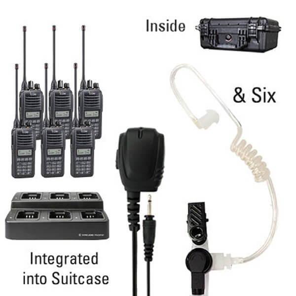 Icom IC - F2100D / IC - F1100D | IDAS Digital Two Way Radio Bundle Package - Icom - ICF21 - 11DT - 6 - TEP - S