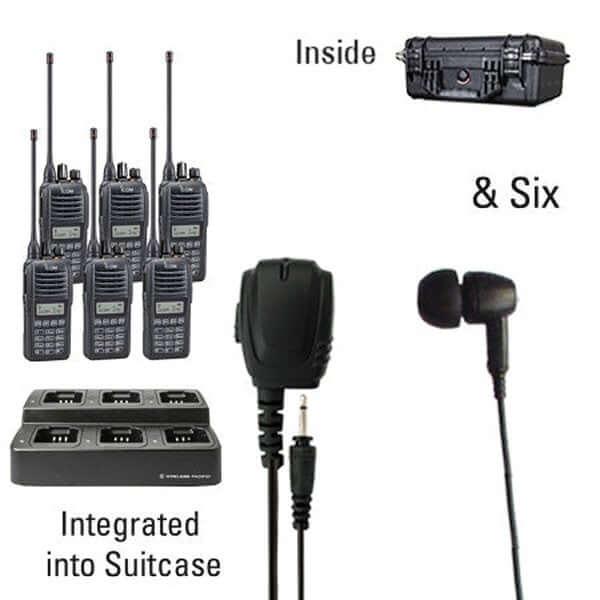 Icom IC - F2100D / IC - F1100D | IDAS Digital Two Way Radio Bundle Package - Icom - ICF21 - 11DT - 6 - EB - S