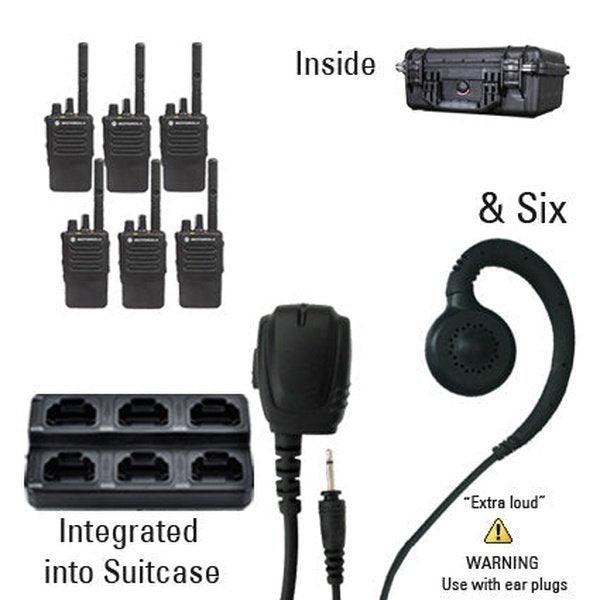 Motorola MotoTRBO Digital DP3441e DP4000e Radio Six Pack