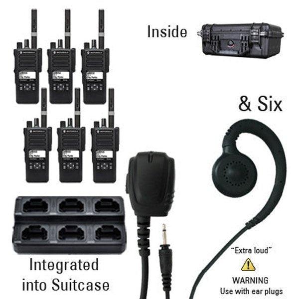 Motorola MotoTRBO Digital DP3441e DP4000e Radio Six Pack