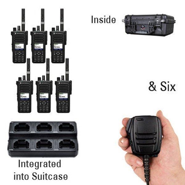 Motorola MotoTRBO Digital DP3441e DP4000e Radio Six Pack