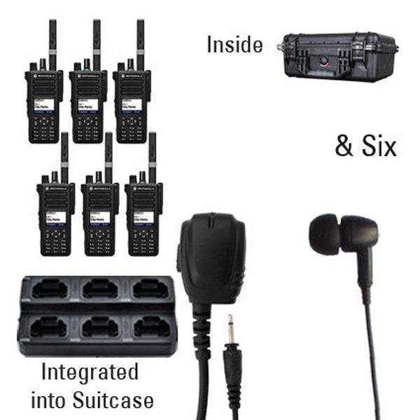 Motorola MotoTRBO Digital DP3441e DP4000e Radio Six Pack